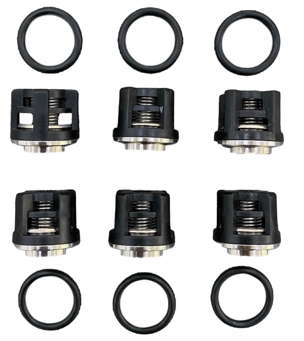 Комплект клапанов (с уплотнительными кольцами) - 6 шт. для ZA1520N