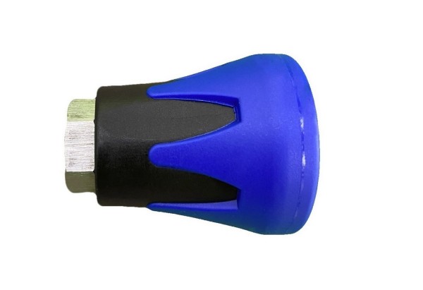 Пластиковая защита форсунки, 1/4внут (сине-черная) нерж. сталь