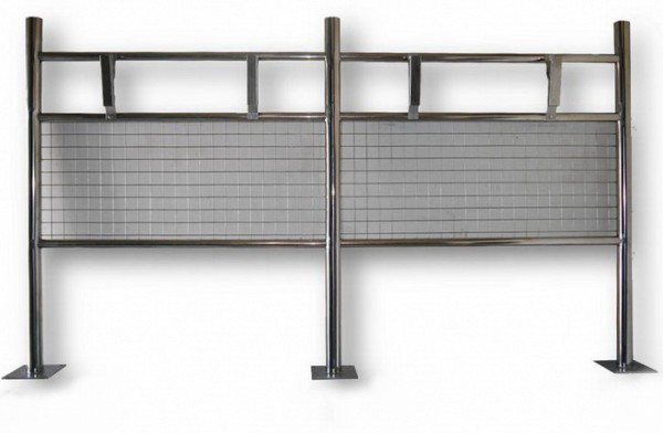 Стойка для 4-х держателей автомобильных ковриков