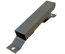 Держатель для автомобильных ковриков, настенный, узкий. Нержавеющая сталь.