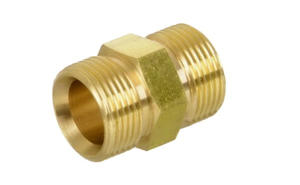 Соединительная муфта для шлангов ВД, М22:М22, латунь