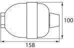 Гидрокомпенсатор (демпфер) 0,35L, 40-210bar