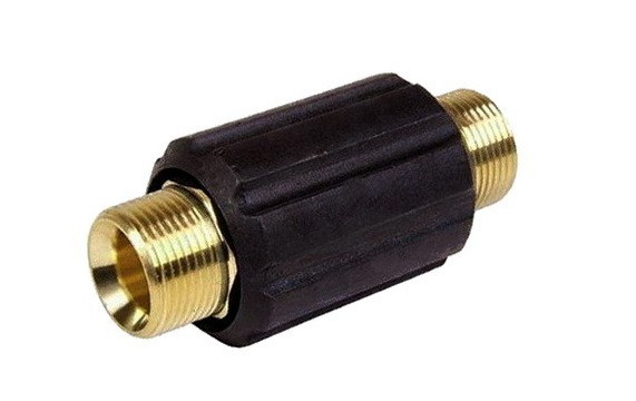 Соединительная муфта шлангов высокого давления 280 бар, М22:М22, латунь