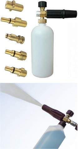 Пенная насадка для бытовой минимойки Karcher, NILFISK, STIHL, BOSCH, LAVOR, Makita, Faip, Интерскол