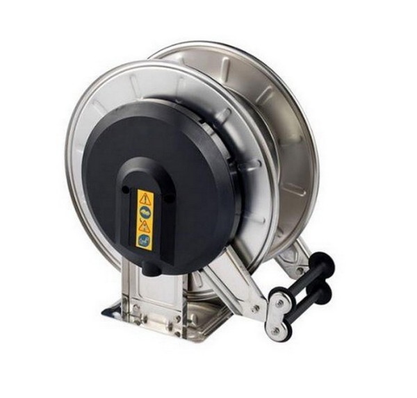 Барабан инерционный, нержавеющая сталь, для шланга высокого давления до 20 м