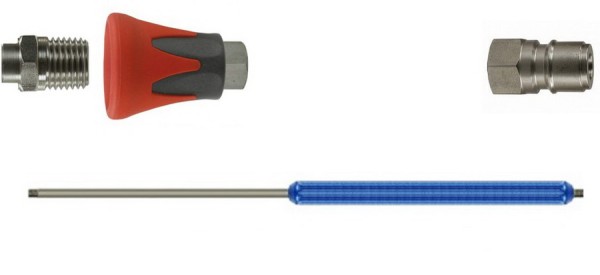 Копье из нерж.стали 500mm с ниппелем ST-3100, форсункодержателем ST-10, форсункой 25120