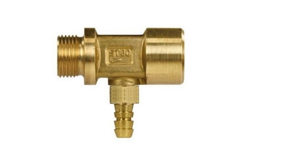 Инжектор ST60.1 без дозировки, 250bar, вход - 3/8внеш, выход - 3/8внут, латунь