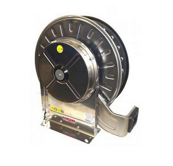 Барабан инерционный, нержавеющая сталь, для шланга высокого давления до 30 м