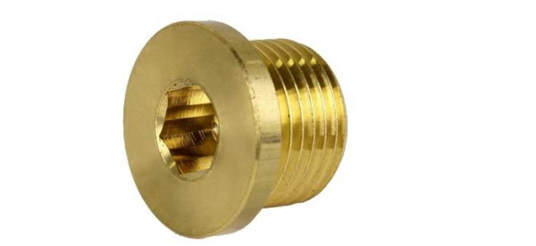 Заглушка 1/2 внеш., латунь