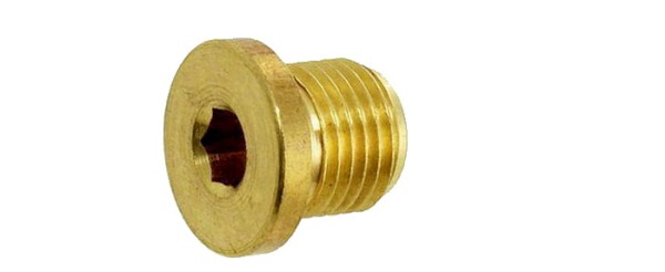 Заглушка 1/4 внеш., латунь