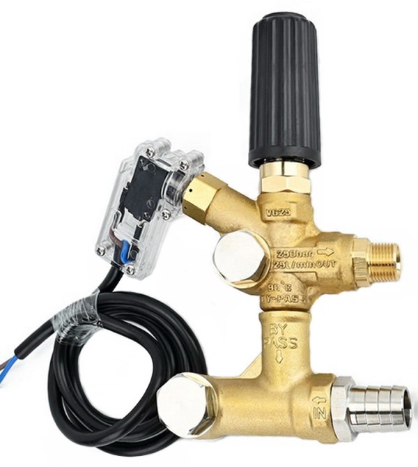 Регулятор высокого давления VG25B с микровыключателем. Для помп HAWK серий NMT, MOHR и MN.