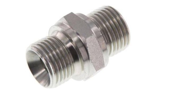 Переходник 1/2 внеш-1/2 внеш, 500 Бар, нерж. cталь