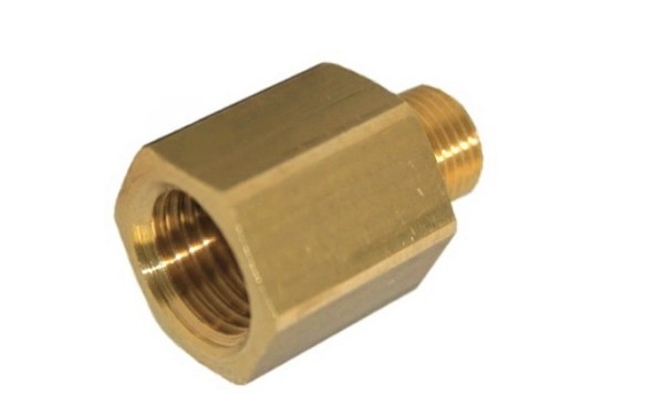 Переходник 1/8 внеш - 1/4 внут, латунь