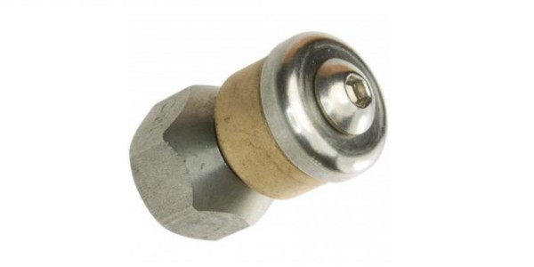 Форсунка (сопло) вращающаяся для промывки труб. 3 струи назад, разм. 055, вход 1/4 внут.