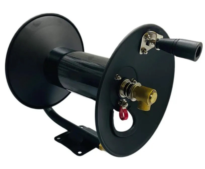 Барабан / катушка для шланга высокого давления, окрашенная сталь, 30m, 275bar, 3/8внеш-3/8внут Барабан / катушка для шланга высокого давления, окрашенная сталь, 30m, 275bar, 3/8внеш-3/8внут