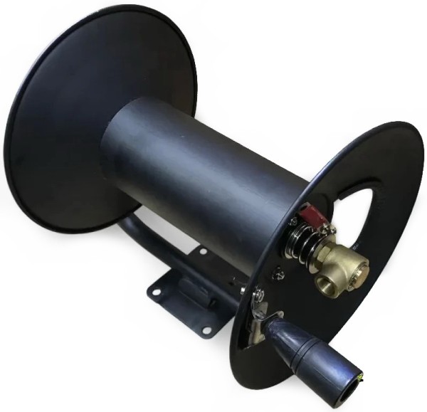 Барабан / катушка для шланга высокого давления, окрашенная сталь, 60m, 275bar, 3/8внеш-3/8внут