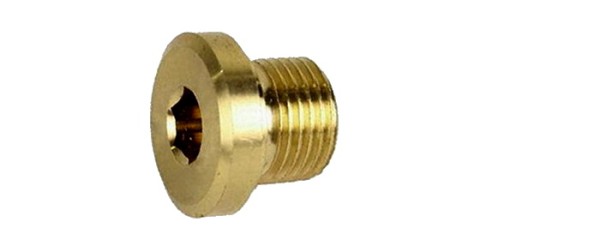 Заглушка 1/8 внеш., латунь
