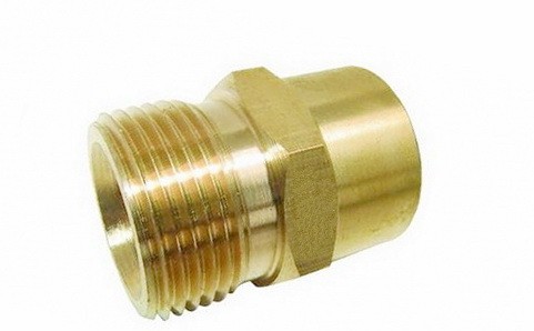 Переходник M 22x1,5 внеш - 3/8 внут, 400 Бар, латунь