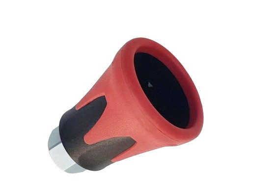 Защита форсунки (красная), 400bar, 1/4внут, оцинк.сталь