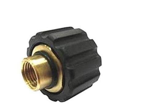 Переходник M 22x1,5 гайка - 1/4 внут., 400 Бар, латунь