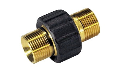 Соединительная муфта шлангов высокого давления  400 бар, М22:М22, латунь